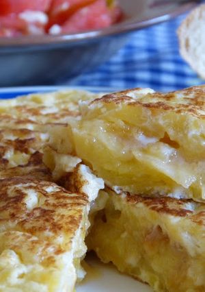 Una foto de Tortilla de patatas rápida