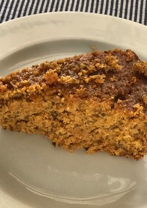 Foto principal de Bizcocho de avena, naranja y semillas de chía