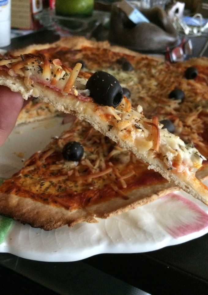 Una foto de Pizza 4 estaciones casera