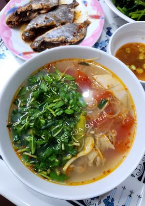 Hình của món Canh chua nghêu.