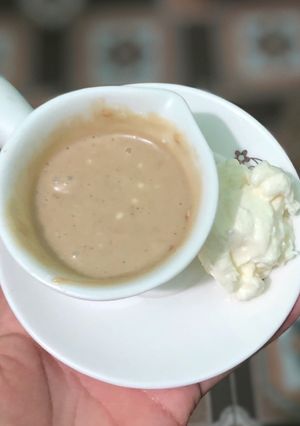 Hình của món Sốt mè rang chuẩn vị như chai bán ở siêu thị nha.