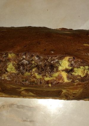 Una foto de Budín marmolado