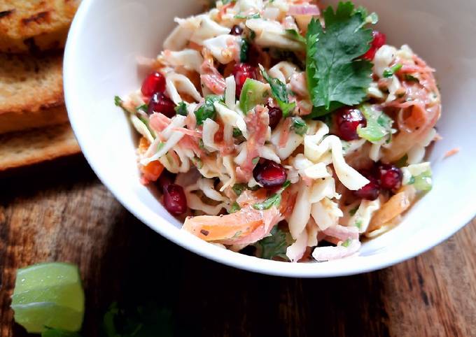 Light creamy Mexican Coleslaw