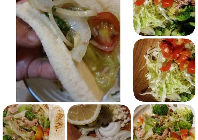 Langkah Mudah untuk Membuat Tuna Salad Sandwich - lunch sehat-mudah Anti Gagal