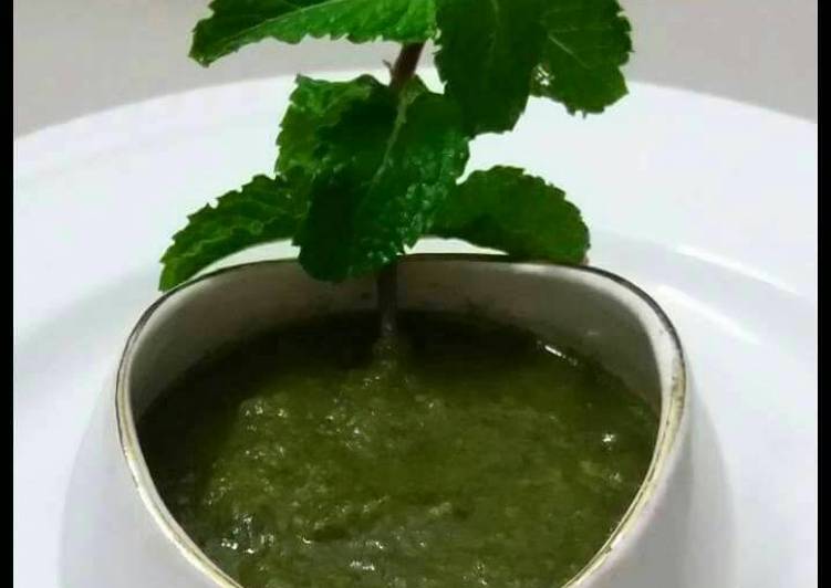 Recipe of Quick Pudina chutney