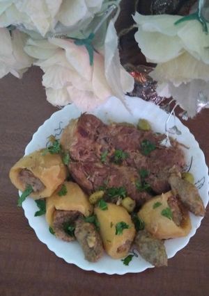 صورة لوصفة دولمة بطاطا
