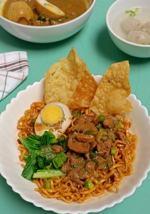 Foto resep Mie Ayam Yamin Rumahan