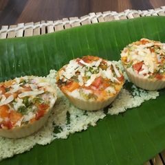 A picture of Baked Cheese Uttapam Muffins.