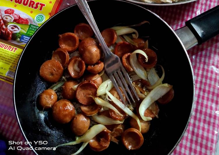 Resep Tumis sosis saus tiram yang Sempurna