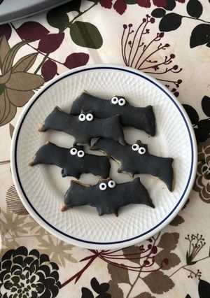 Una foto de Galletas de Halloween 🦇🎃 (Thermomix)