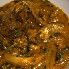 A picture of Draw soup (ogbono).