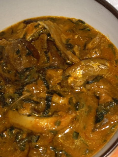 A picture of Draw soup (ogbono).