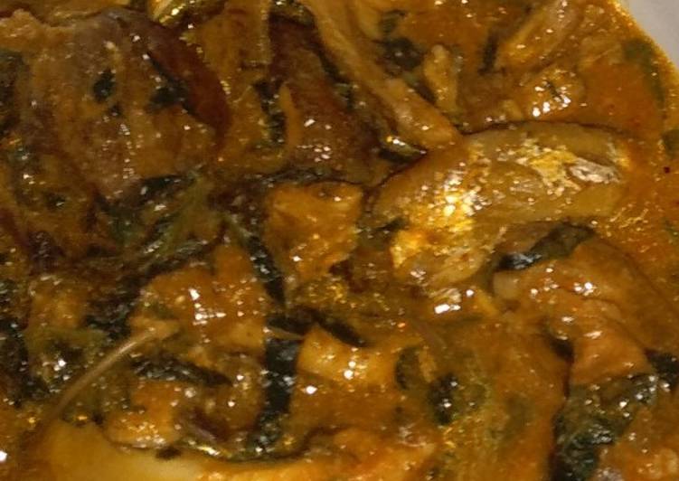 Recipe of Jamie Oliver Draw soup (ogbono)