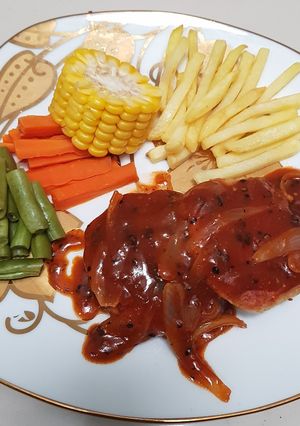 Foto resep Steak tempe saus BBQ