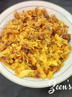 A picture of Cabbage Methi.