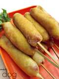 Homemade Corn Dog with Homemade Cornmeal
