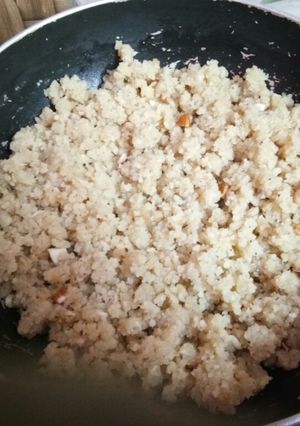 A picture of Aval Poha Puttu.