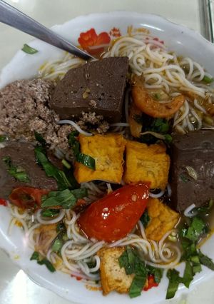 Hình của món Bún riêu cua đồng đơn giản.