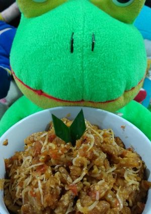 Foto resep Orek tempe+teri Medan pedas manis