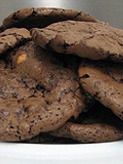 Keserűcsokoládés korong (Cookies) recept fotója