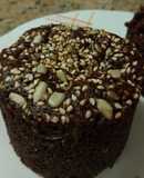 Mug cake de avena y cacao en microondas