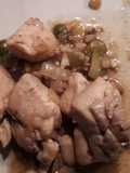 Pollo a la cerveza La Virgen con aceitunas de Campo Real