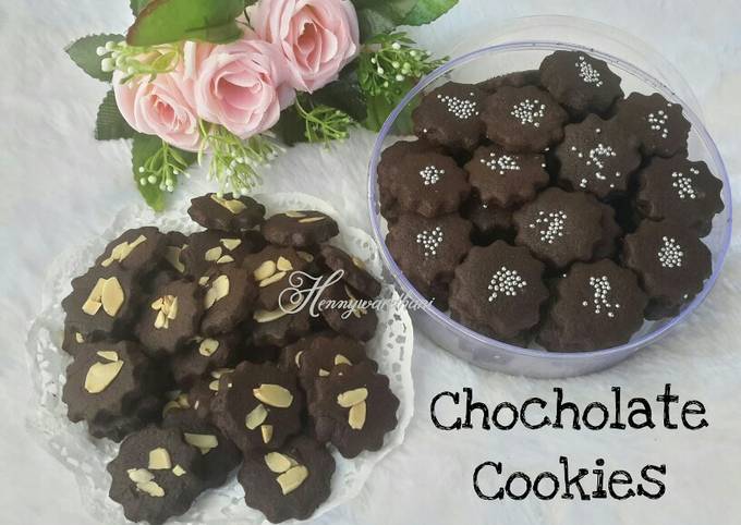 Resep Kue Kering Coklat Chocolate Cookies Oleh Henny Wardhani Cookpad