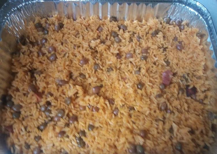 Step-by-Step Guide to Cook Super Quick Rice and gandules