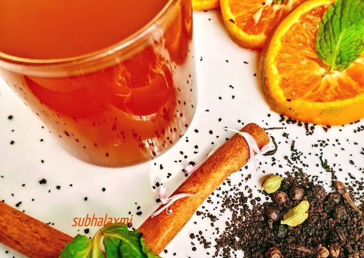 Simple Way to Prepare Quick Orange tea