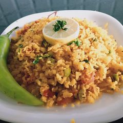 A picture of Vegetable poha.