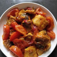 A picture of Sweet and Sour Grey Mullet.