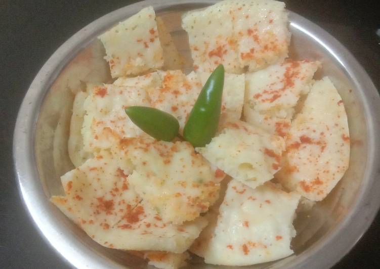 Recipe of Quick Gujarati khata dhokla