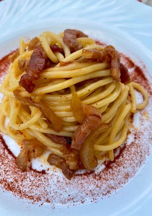 Foto di Carbonara affumicata