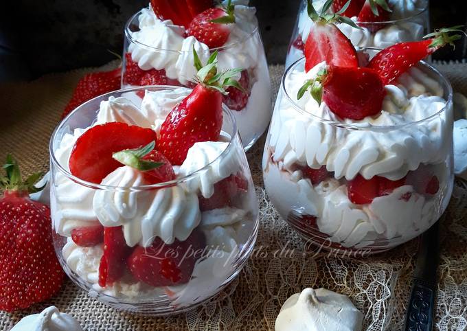 Eton mess aux fraises