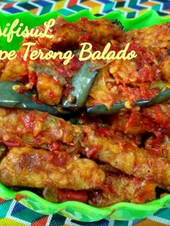 Foto resep Tempe Terong Balado