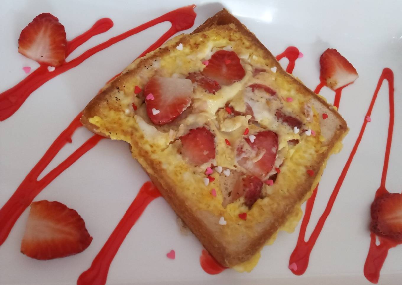 Strawberry french toast