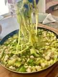 Zucchini con tofu