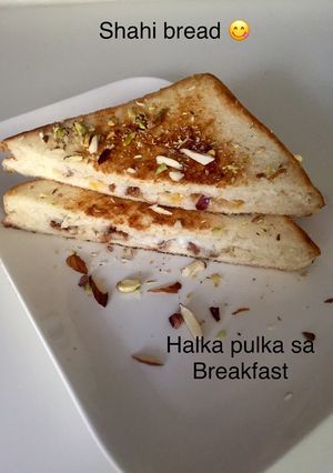 A picture of Shahi bread.