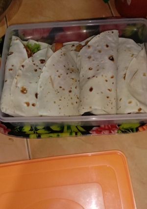 Foto resep Kebab mie goreng no nasi (cara baru makan mie😁)