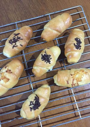 Foto resep Butter Rolls isi Keju dan Coklat