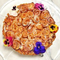 A picture of Apple Rose Tart.