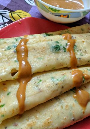 A picture of Cheesy Egg Crepe.