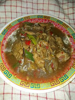 Foto resep Daging sapi lada hitam pedas simpel