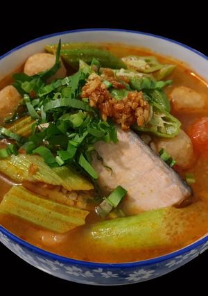 Hình của món SP.0644 - Canh Chua Cá Hồi.