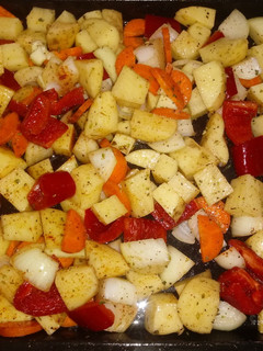 Una foto de Verduras al horno