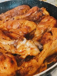 Hình của món Gà chiên mắm tỏi.