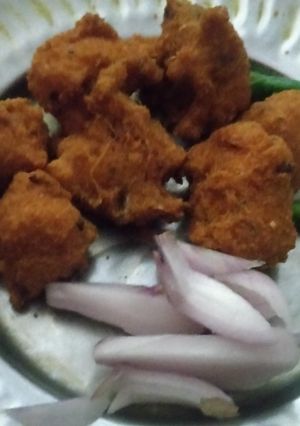 A picture of Moong Dal bhajiya.