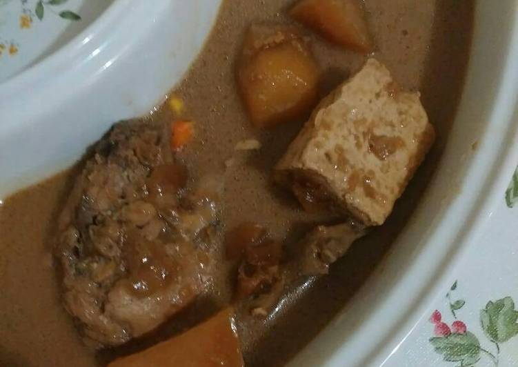 Cara Istimewa AppetizingSemur Ayam feat. Kentang Tahu