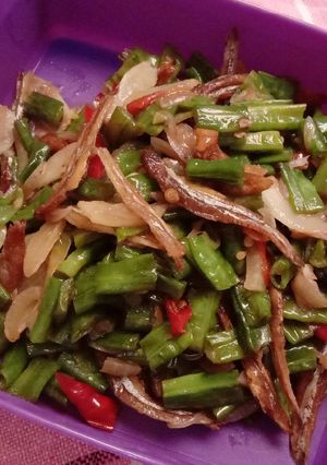Foto resep Tumis kacang panjang teri