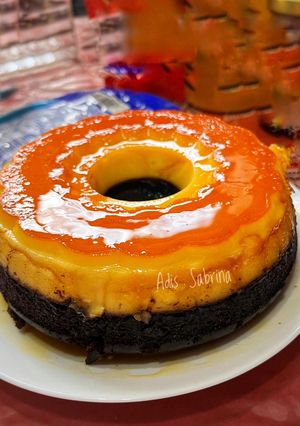 Foto resep Bolu ketan hitam keju karamel